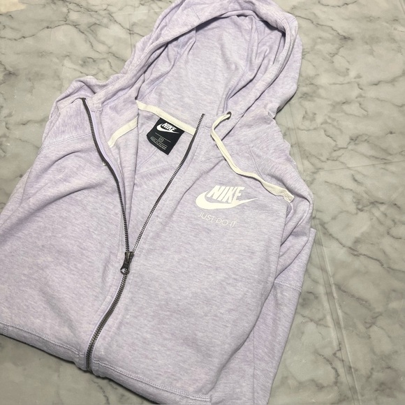 Nike Tops - 2XL Nike Lavender Lilac Lightweight Zip Up Spring Everyday Hoodie Athleisure